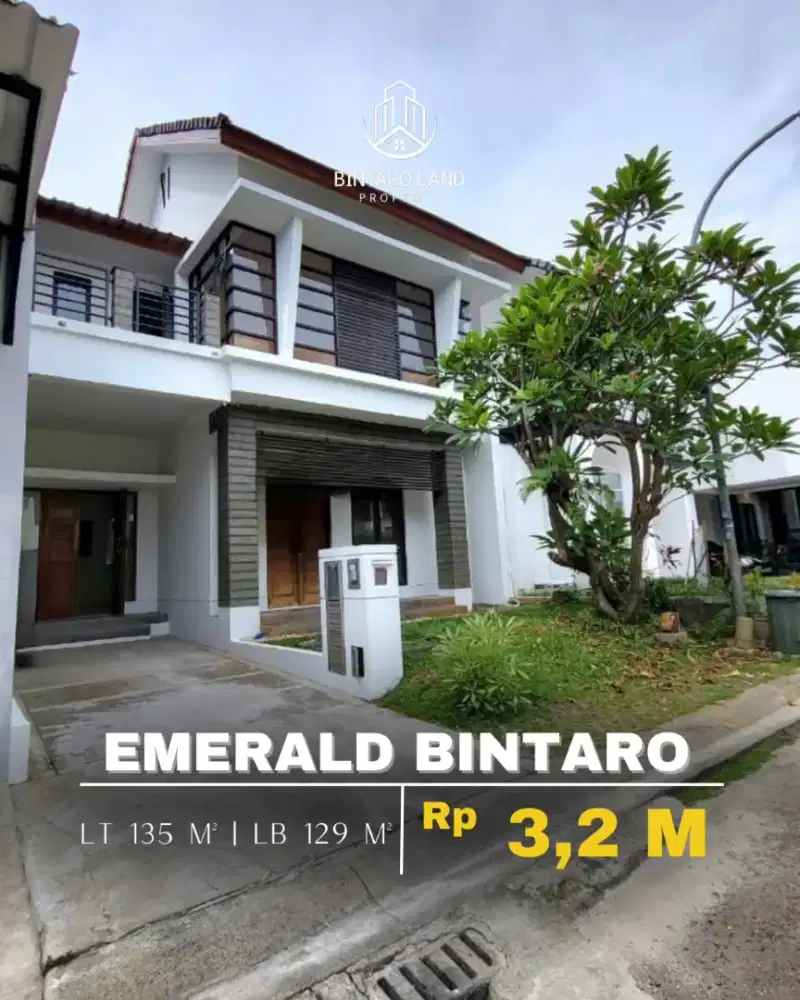 Rumah dijual siap huni di Emerald Bintaro Sektor 9