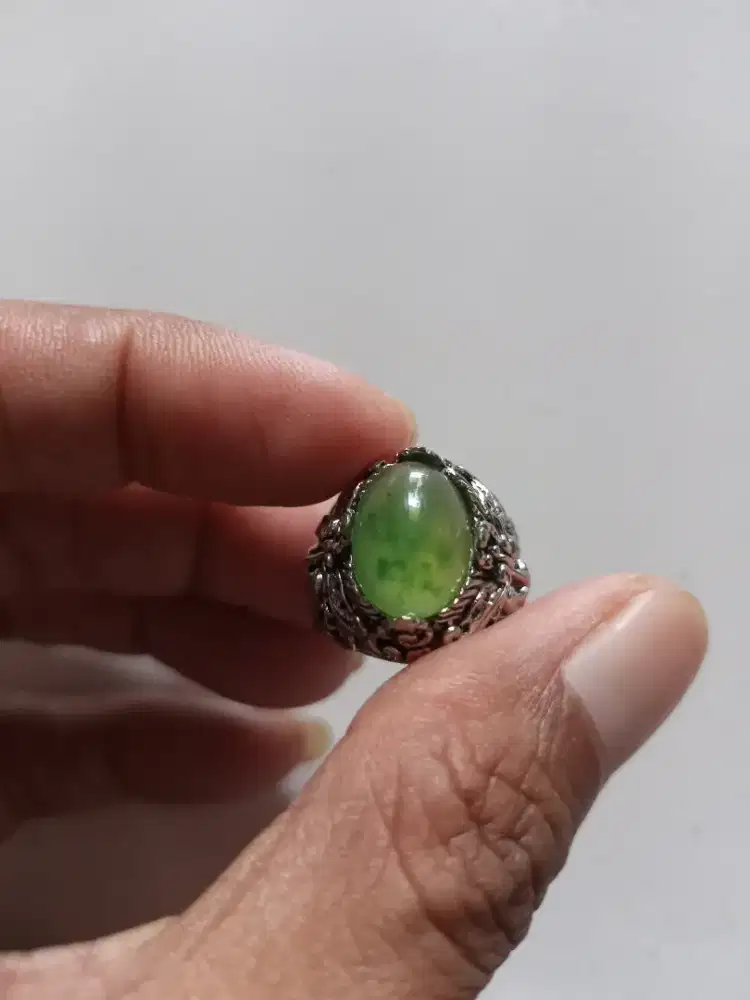 Batu Cincin Akik Permata Natural Idocrase Sungai Dareh Kumbang Jati