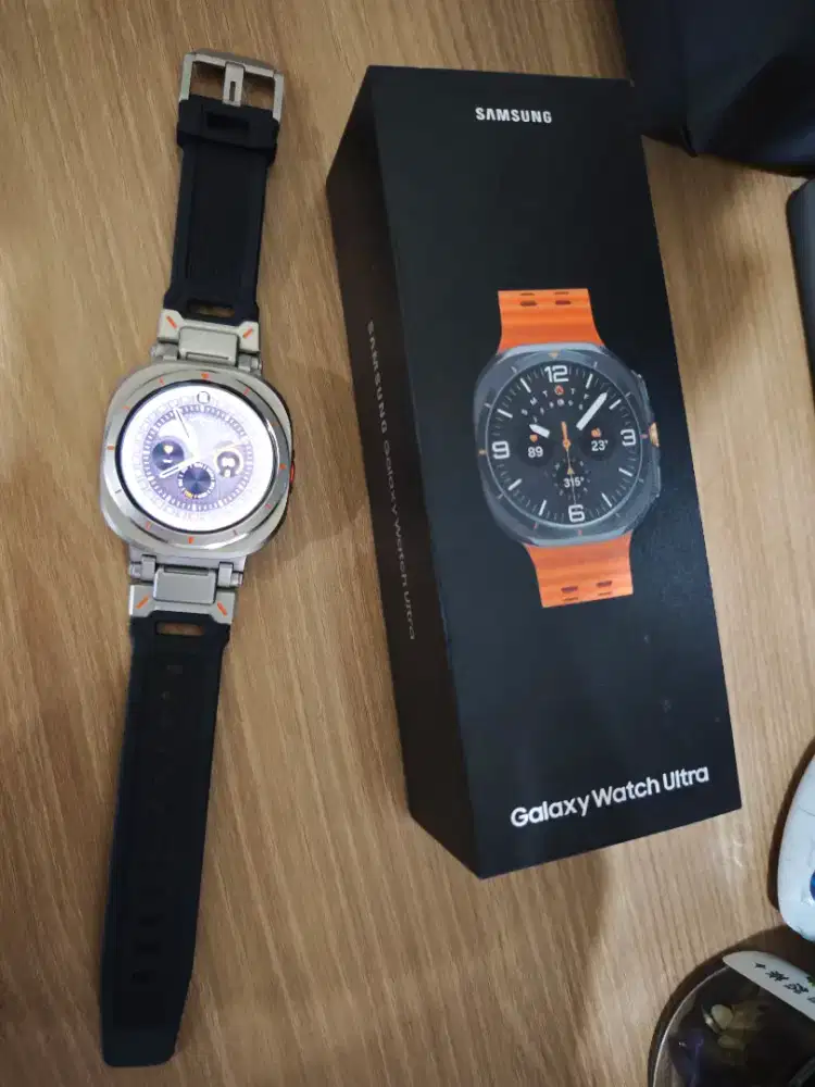 JUAL Samsung Galaxy Watch Ultra l Titanium Gray, FULL SET, &MULUS