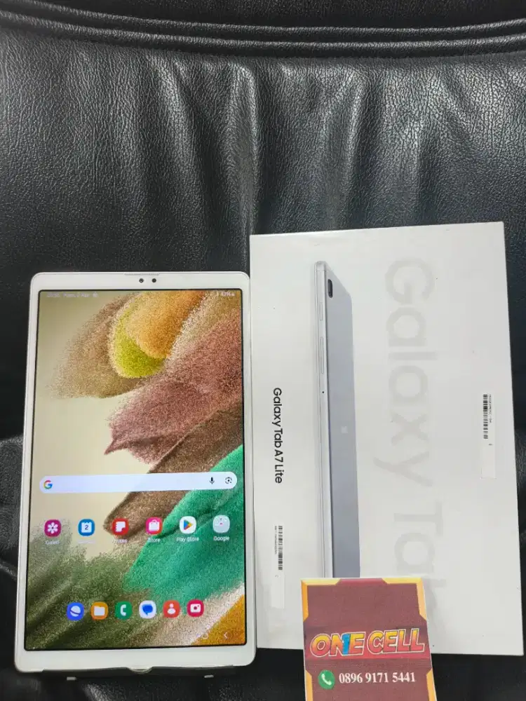 Samsung Tab A7 Lite Ram 3/32GB Fullset (Pakai Kartu)