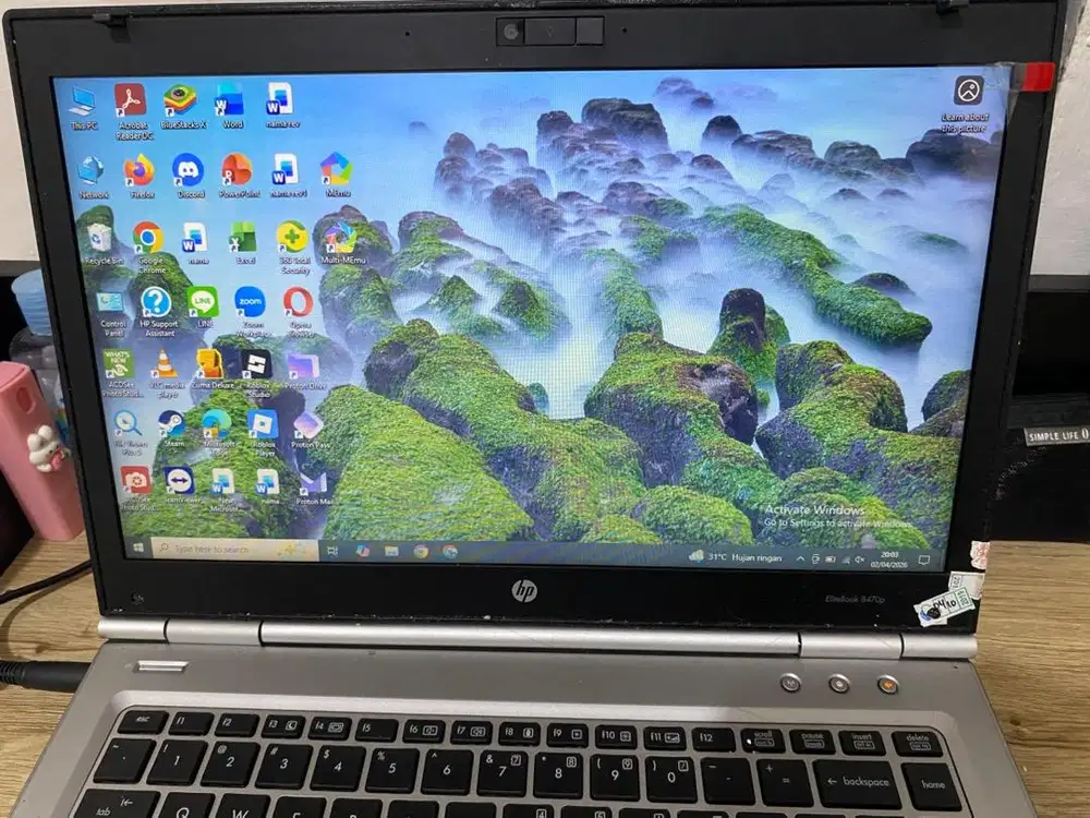 LAPTOP HP ELITEBOOK 8470P Second