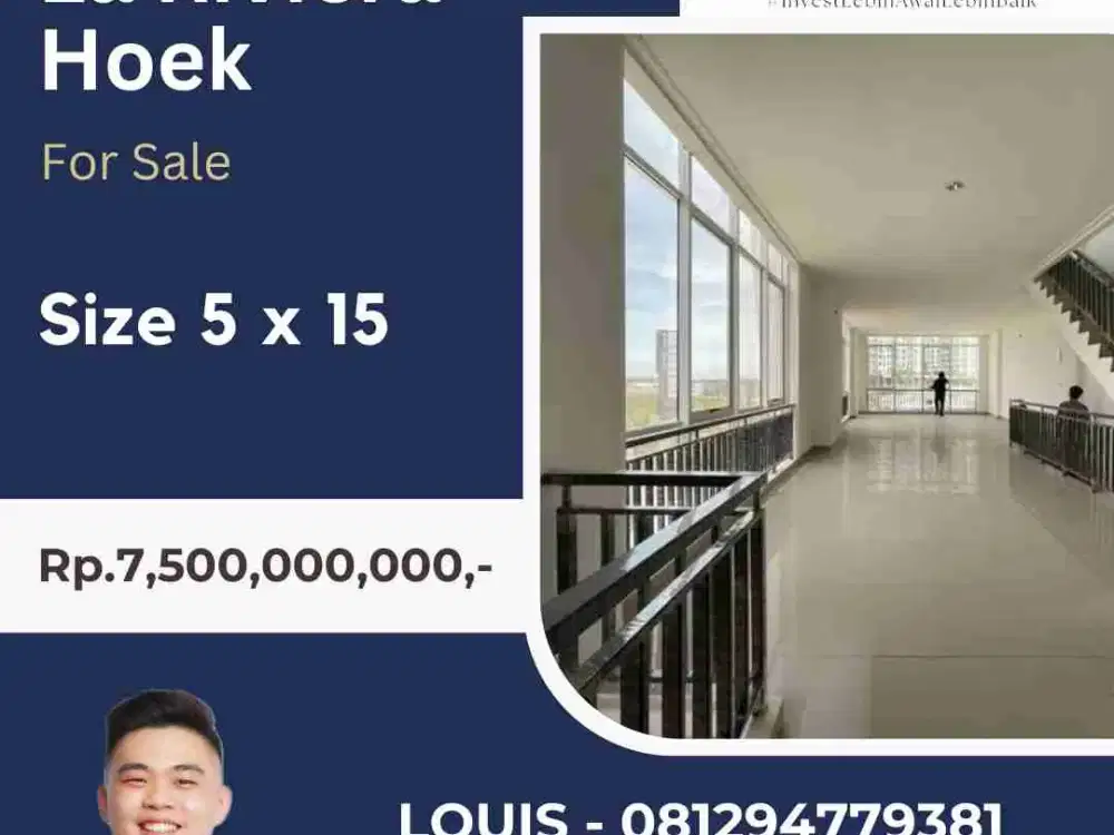 RUKAN LA RIVIERA PIK2 HOEK TERMURAH