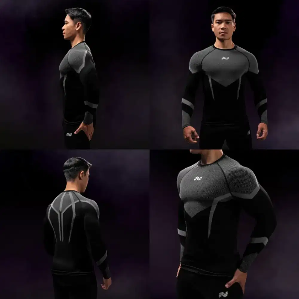 Di JUAL T-Shirt GYM SUPERHUMAN By NEVERES (LongSleeve) size XL.