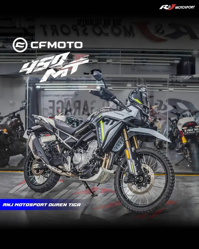 ‎CF Moto 450cc Km 2.000an NIK 2024  warna Abu Abu Full Paper