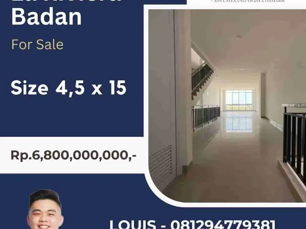 RUKAN LA RIVIERA PIK2 BADAN TERMURAH