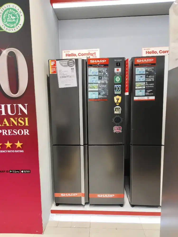 PROMO CREDIT KULKAS 4 PINTU BUNGA 0%