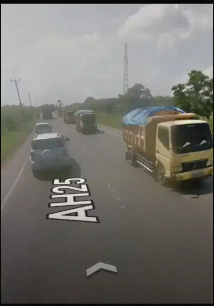 Tanah ±1,2HA Strategis dipinggir Jalan Lintas Palembang-Indralaya