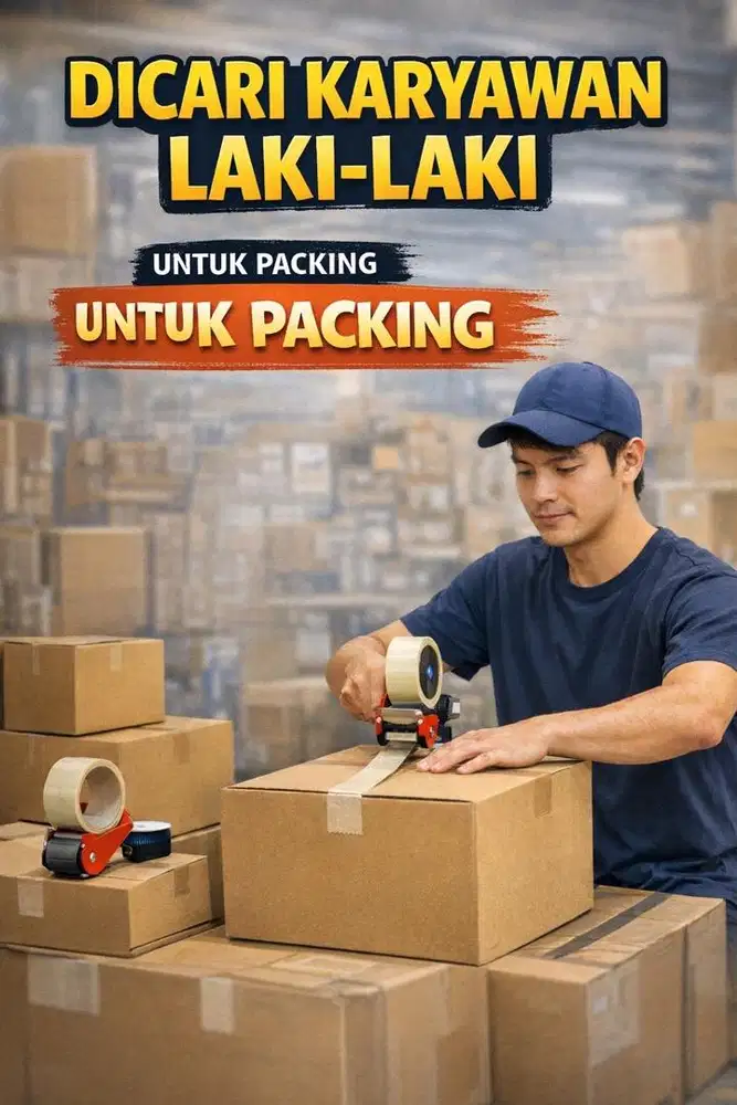 Packing barang elektronik