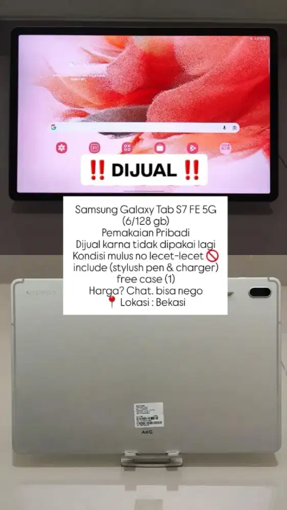 Samsung galaxy tab s7 fe 6/128 GB