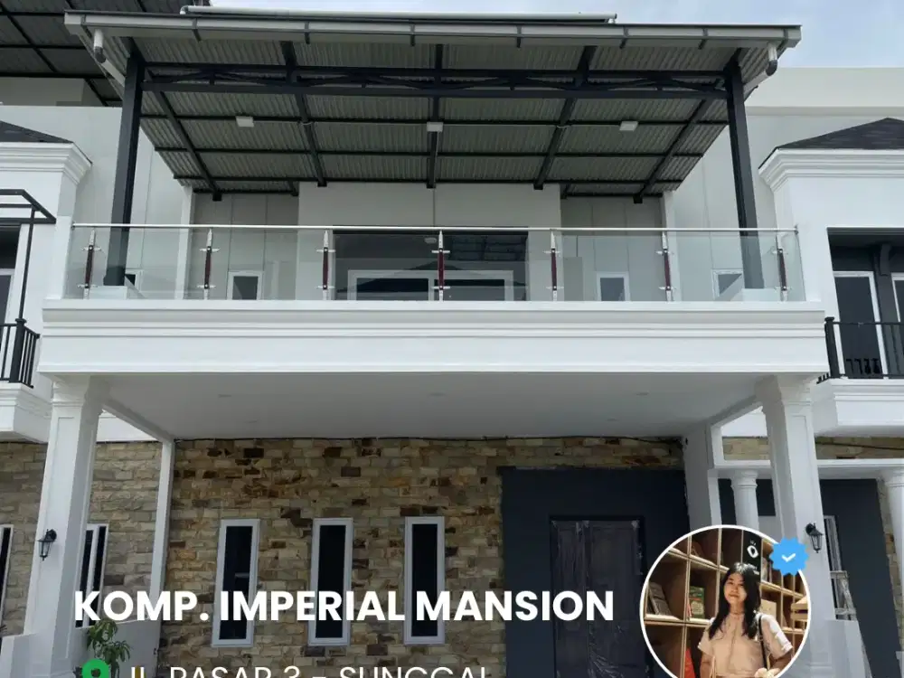 DIJUAL SEMI FURNISHED VILLA IMPERIAL MANSIAON SIAP HUNI DAERAH SUNGGAL