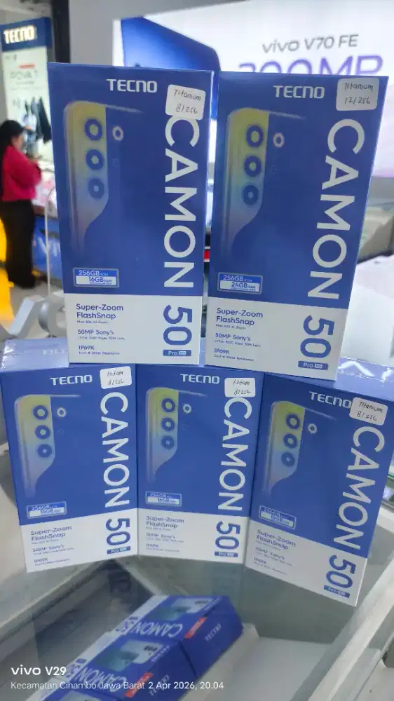 Tecno CAMON 50 PRO 5G 8+8/256 Baru spesial promo terlaris