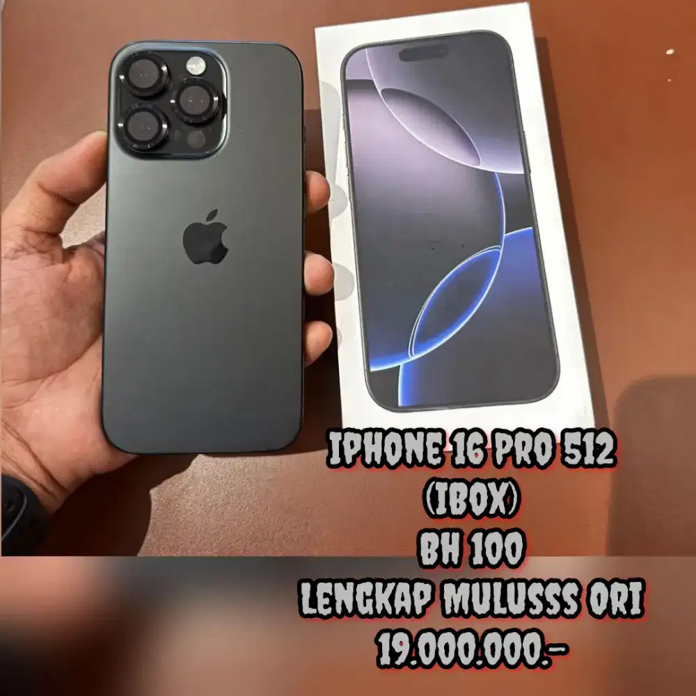 Iphone 16 Pro 512 (iBox) Bh 100