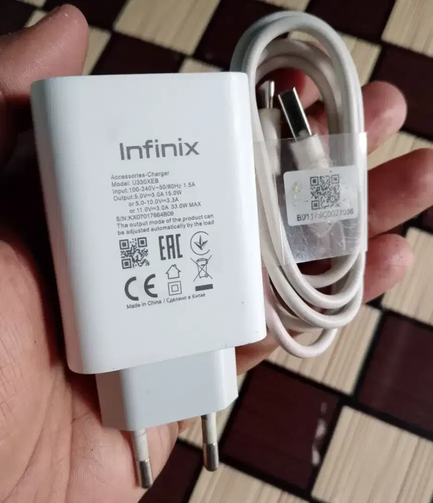 CHARGER ORIGINAL INFINIX 33 WATT