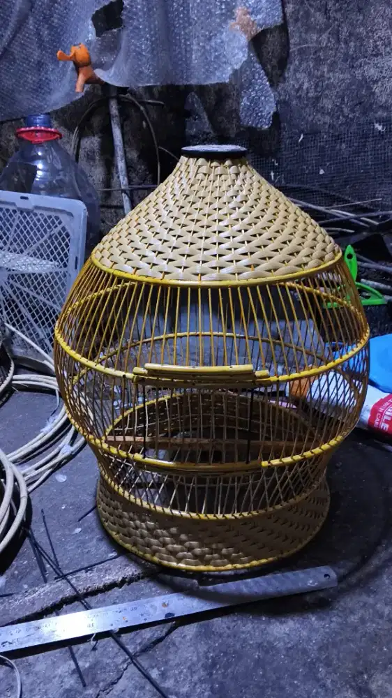 Sangkar perkutut baru tebok copot