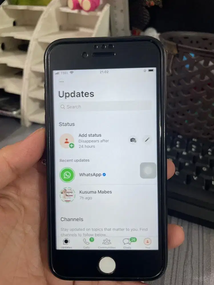 Lcd iphone 7 copotan roker