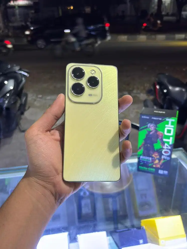 INFINIX HOT 40 PRO Ram 8/256, Kondisi Mulus, Lengkap, Bergaransi.