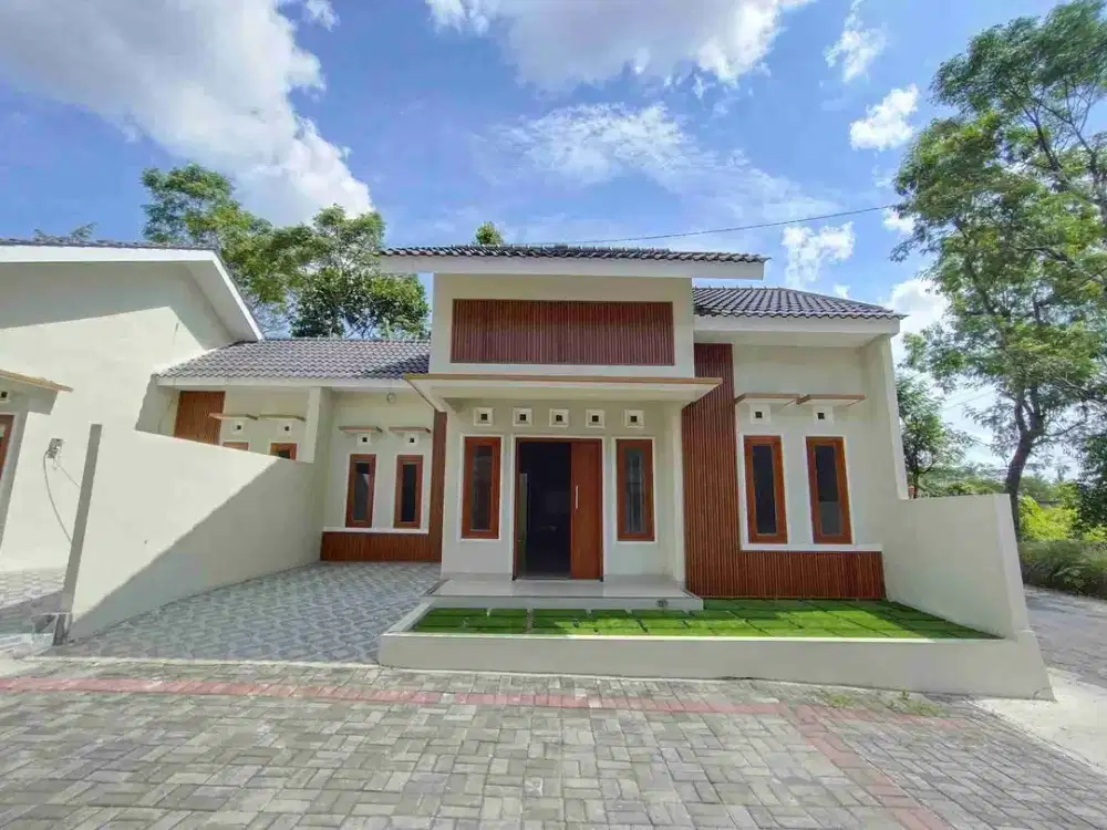 RUMAH MINIMALIS DI PERUMAHAN CLUSTER PURWOMARTANI KALASAN SLEMAN DEKAT EXIT TOL PURWOMARTANI