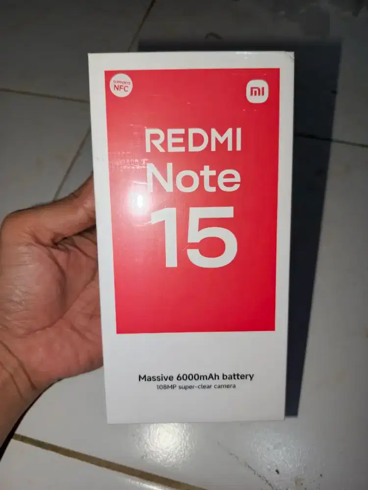 XIAOMI REDMI NOTE 15 4G 8/256 NEW SEGEL GARANSI RESMI