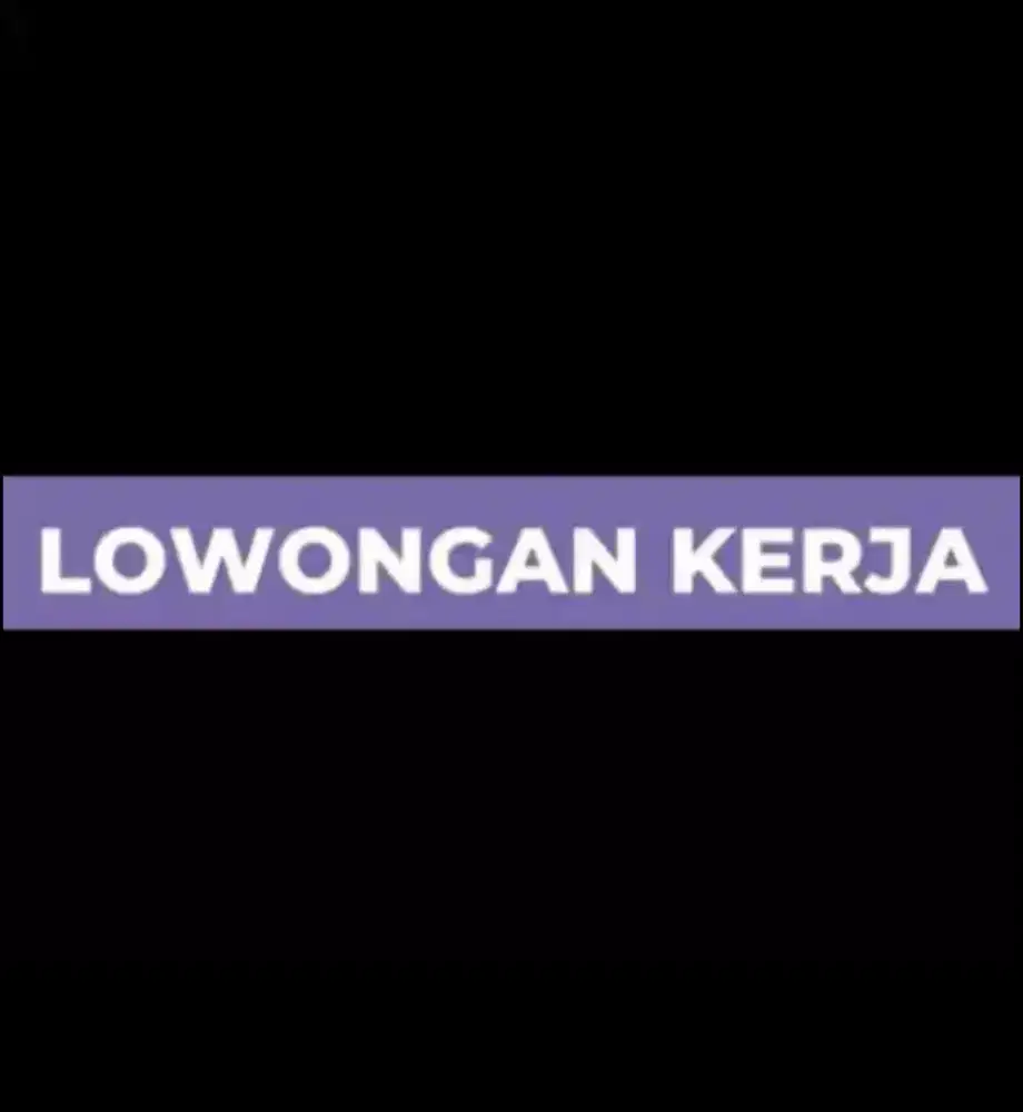 Lowongan pegawai toko