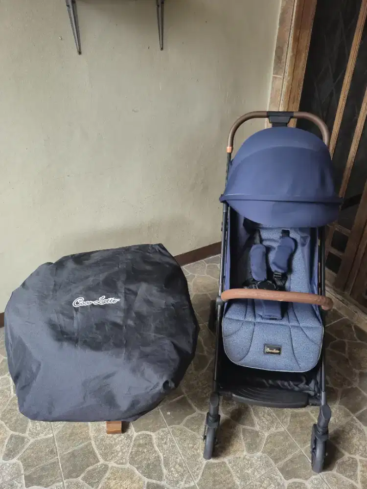 Preloved stroller cocolatte vapor autofold + tas