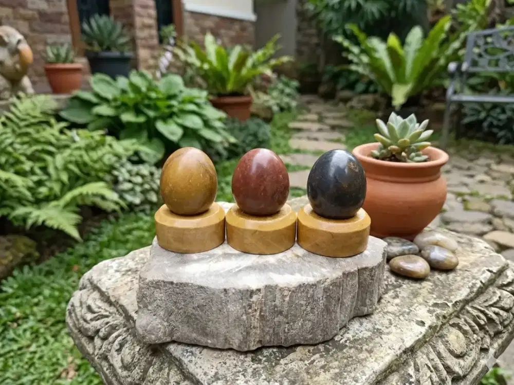 Pajangan Telor Mini Plus Tatakan