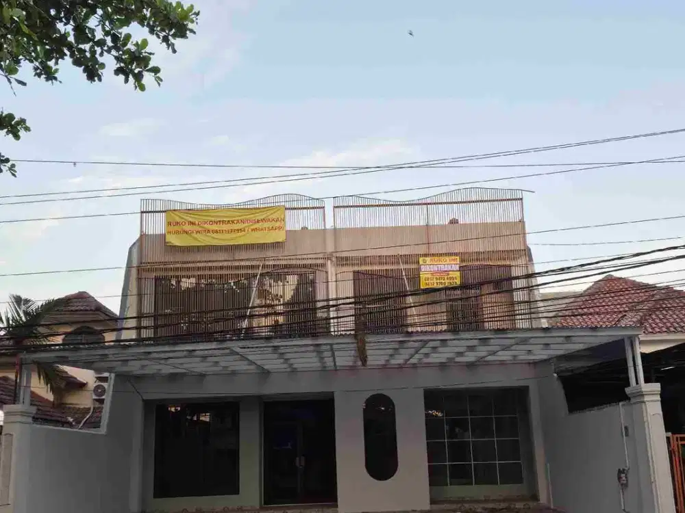 Disewakan ruko strategis cocok untuk kantor atau coffeeshop di pandu raya Bogor