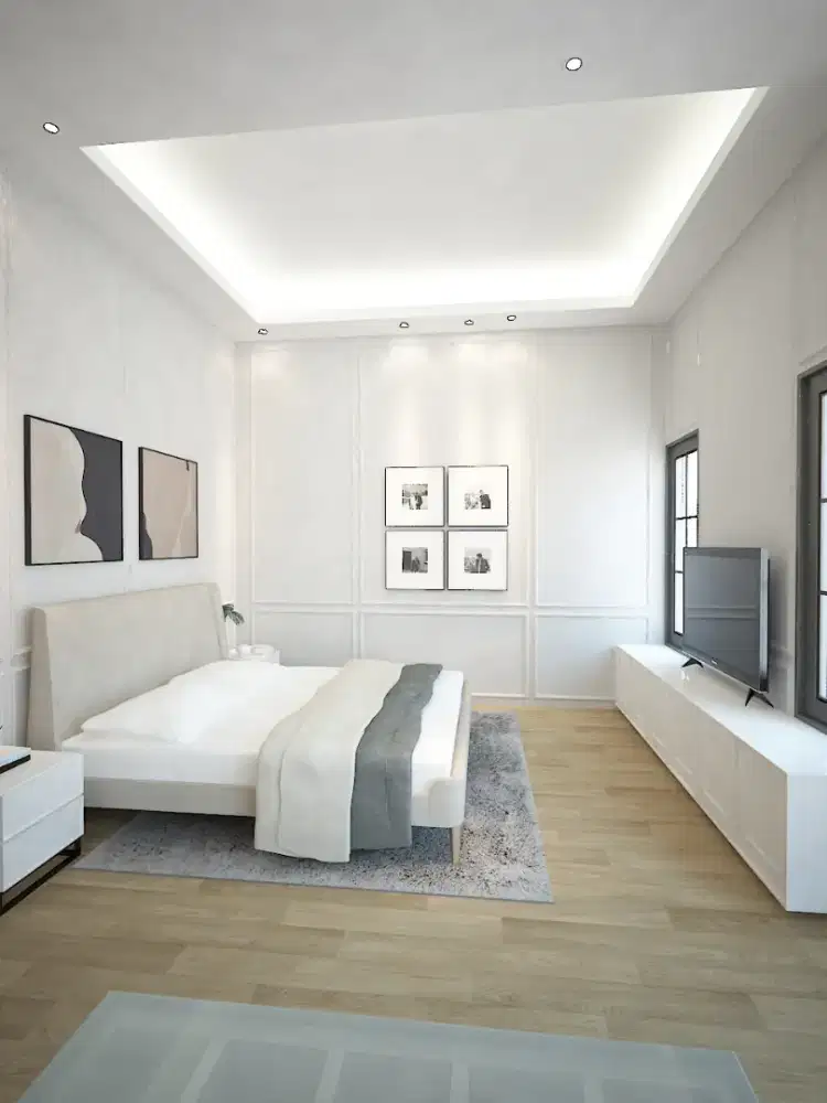 Lampu drop cielling watt led siap pasang dan jasa partisi gypsum