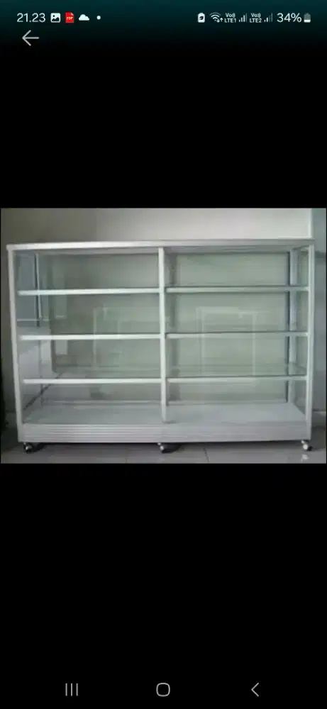 Jual Etelasi  bekas aluminium