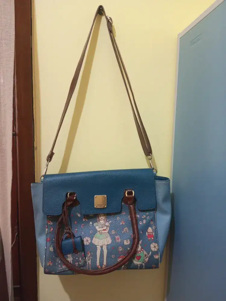 Tas brera warna denim