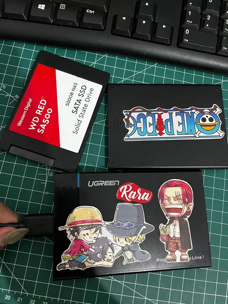 WD Red SA500 500GB 2.5” SATA III Bonus Enclosure UGREEN