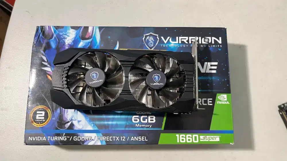 Vga Nvidia GTX 1660 Super 6GB Vurrion Frostin