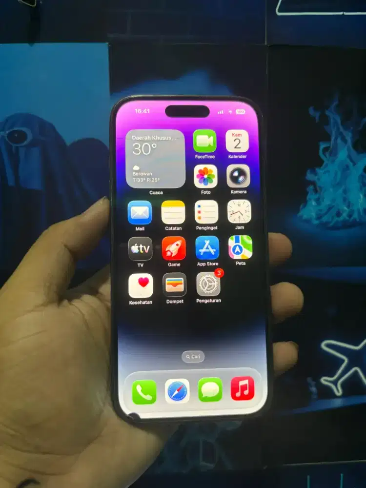 Iphone 14 pro 128 ibox fullset minus tertera