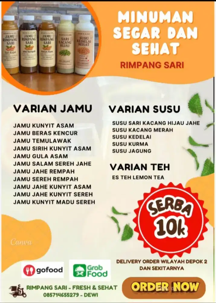 RIMPANG SARI -  MINUMAN PRESH & SEHAT