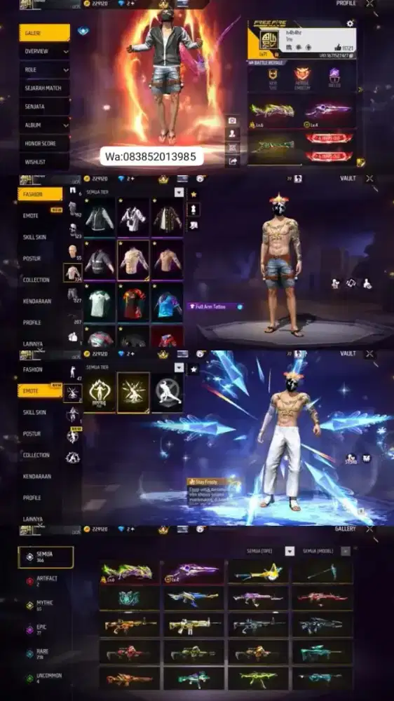 JUAL AKUN FF MURAH DAN AMAN