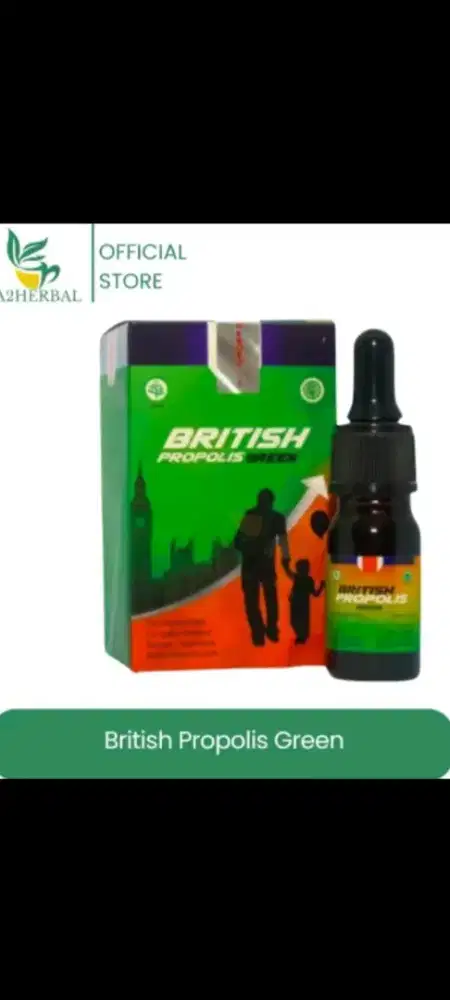 Suplemen untuk anak BROTISH PROPOLIS GREEN