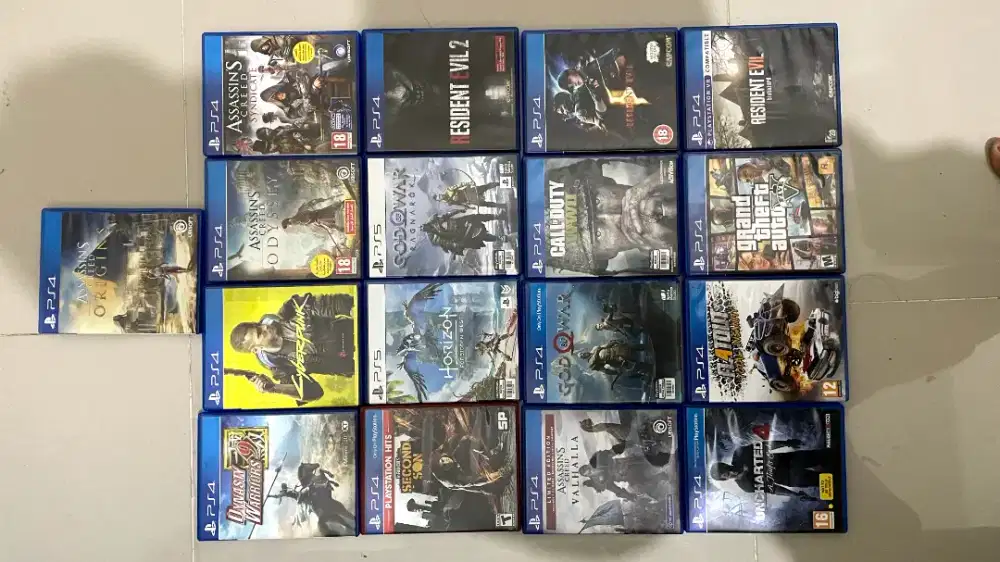 17 GAMES BD PS4-PS5 BORONGAN KUMPULAN