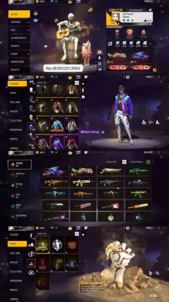 JUAL AKUN FF MURAH DAN AMAN