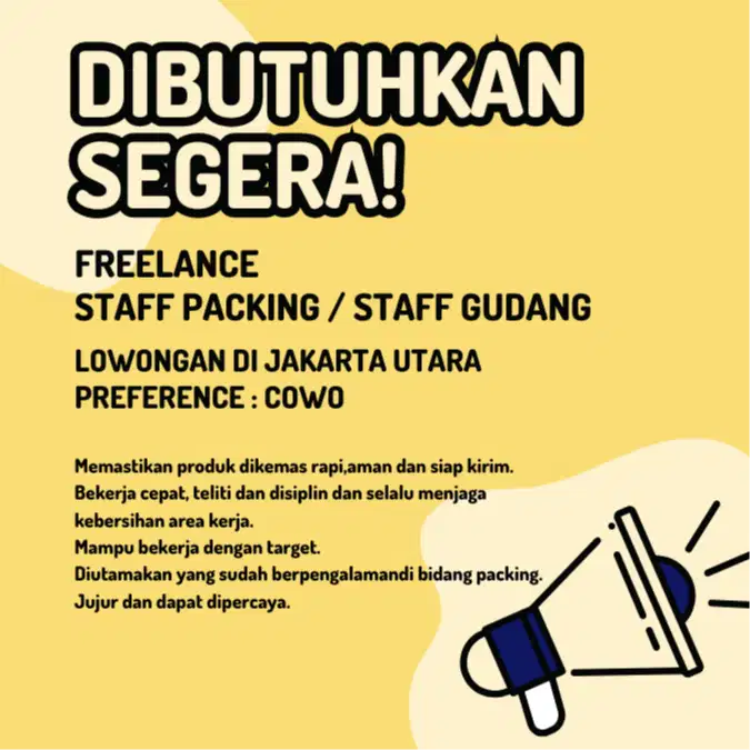 FREELANCE PACKING ECCOMERCE
