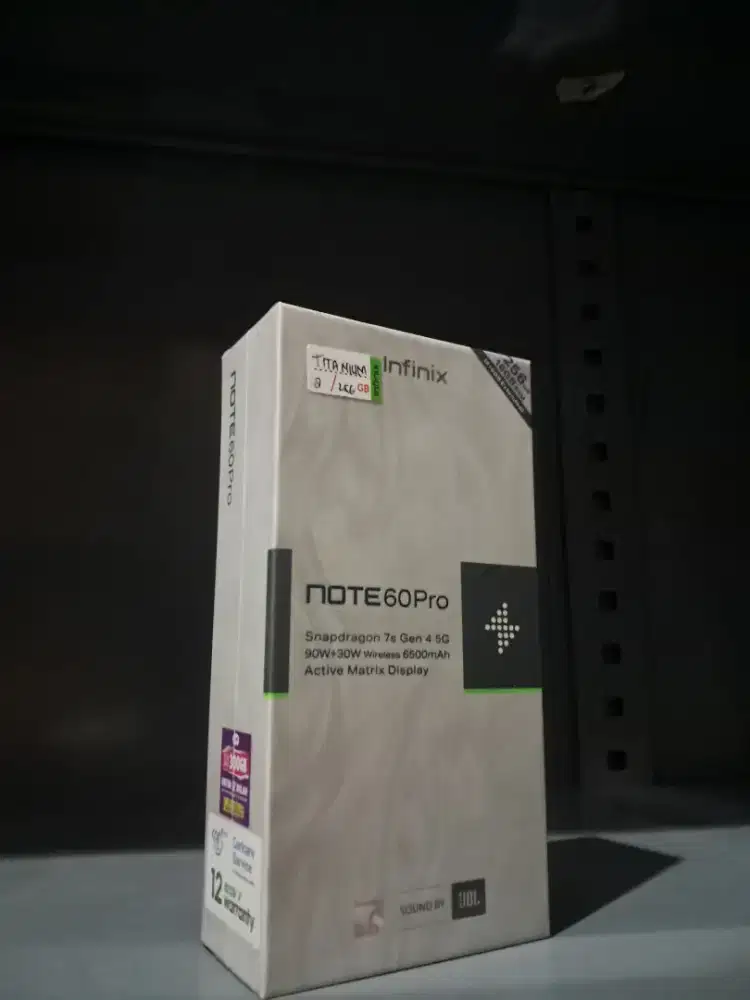 Turun Harga INFINIX NOTE 60 PRO 8+8/256 NEW