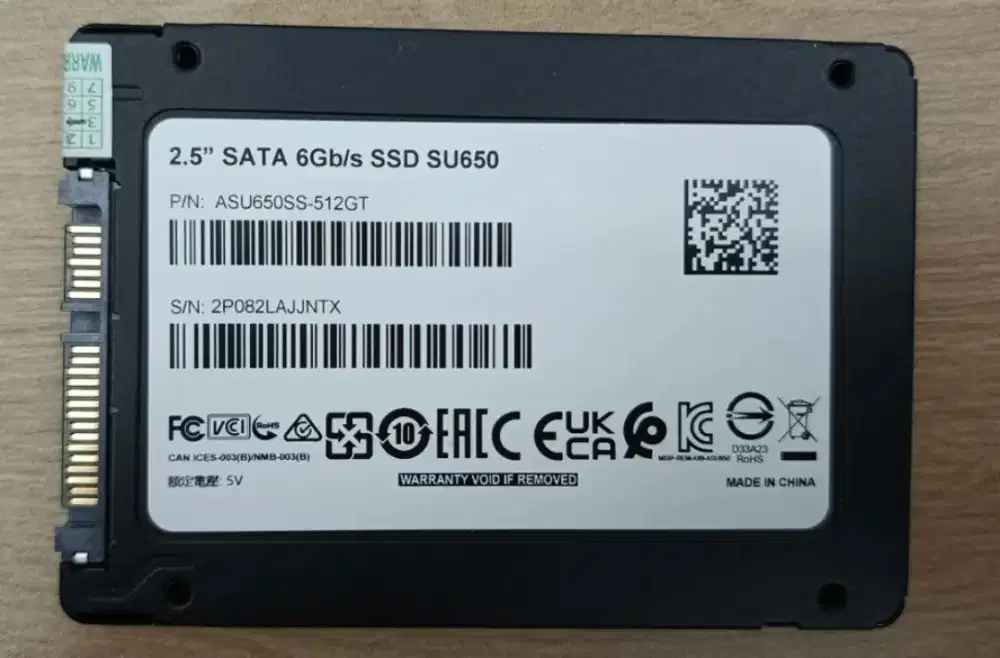 SSD 500gb SATA 2.5 sentinel 100% ADATA SU650 2024 upgrade