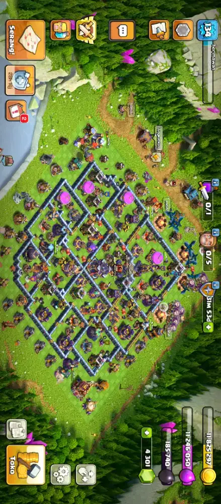 Jual akun clasofclans