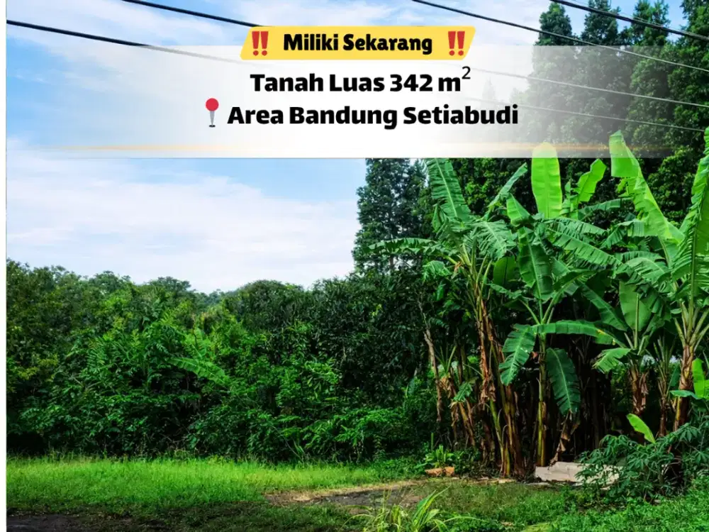 Serius Dijual! Tanah Luas Sayap Setiabudi Siap Bangun