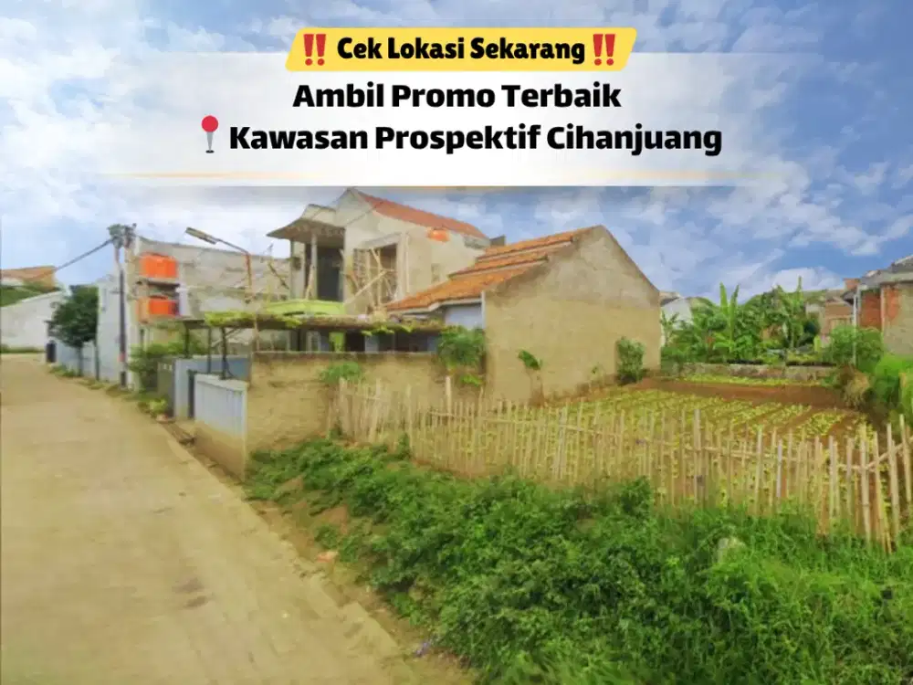 Tanah Siap Bangun 153 m² – Mulai Dari Sini