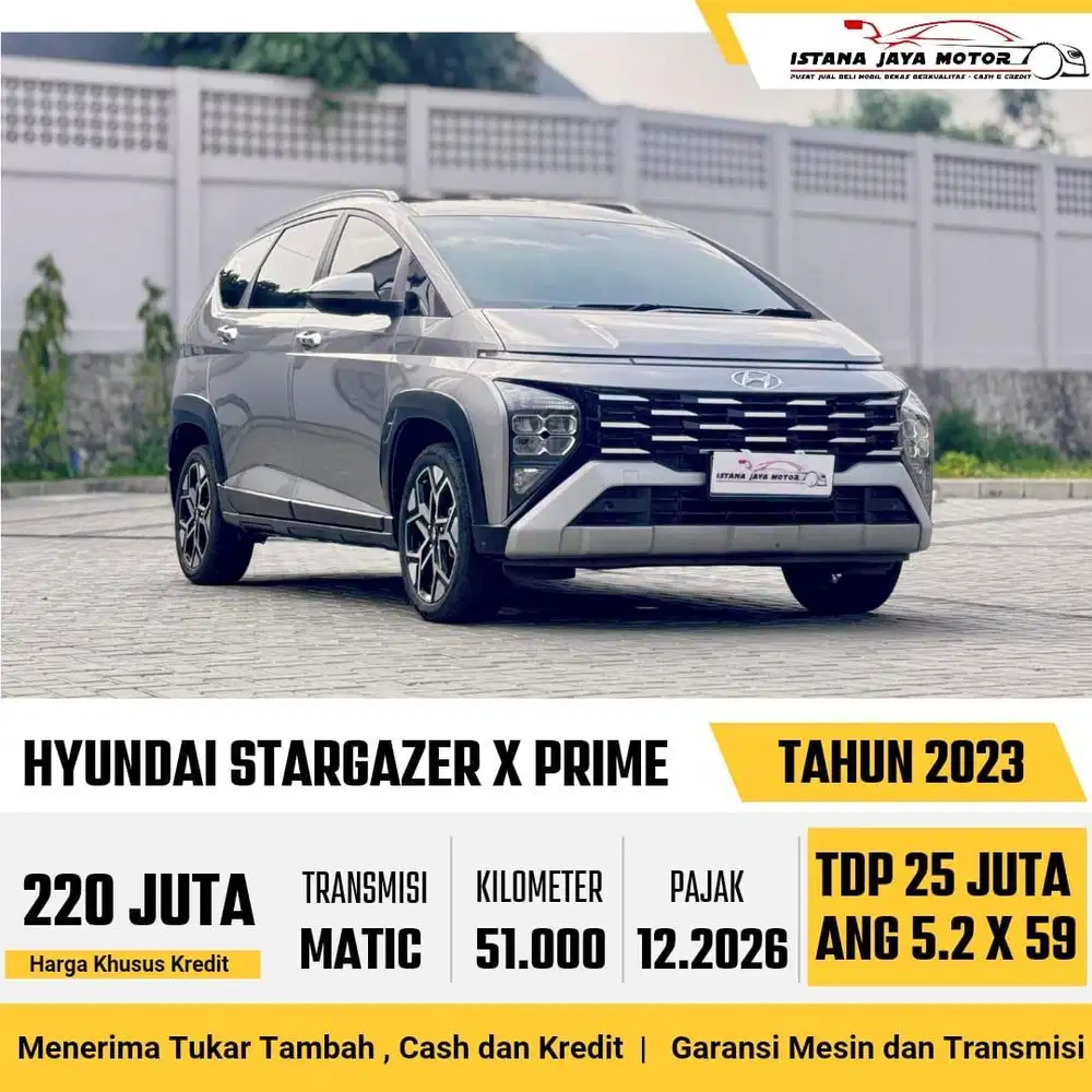 Hyundai Stargazer X Prime IVT 2023 Abu