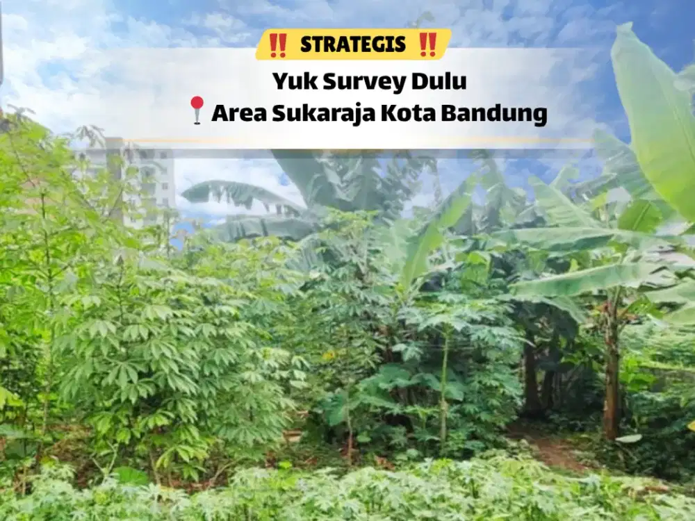 396 m² Tanah Cicendo – Akses Lancar & Lingkungan Nyaman