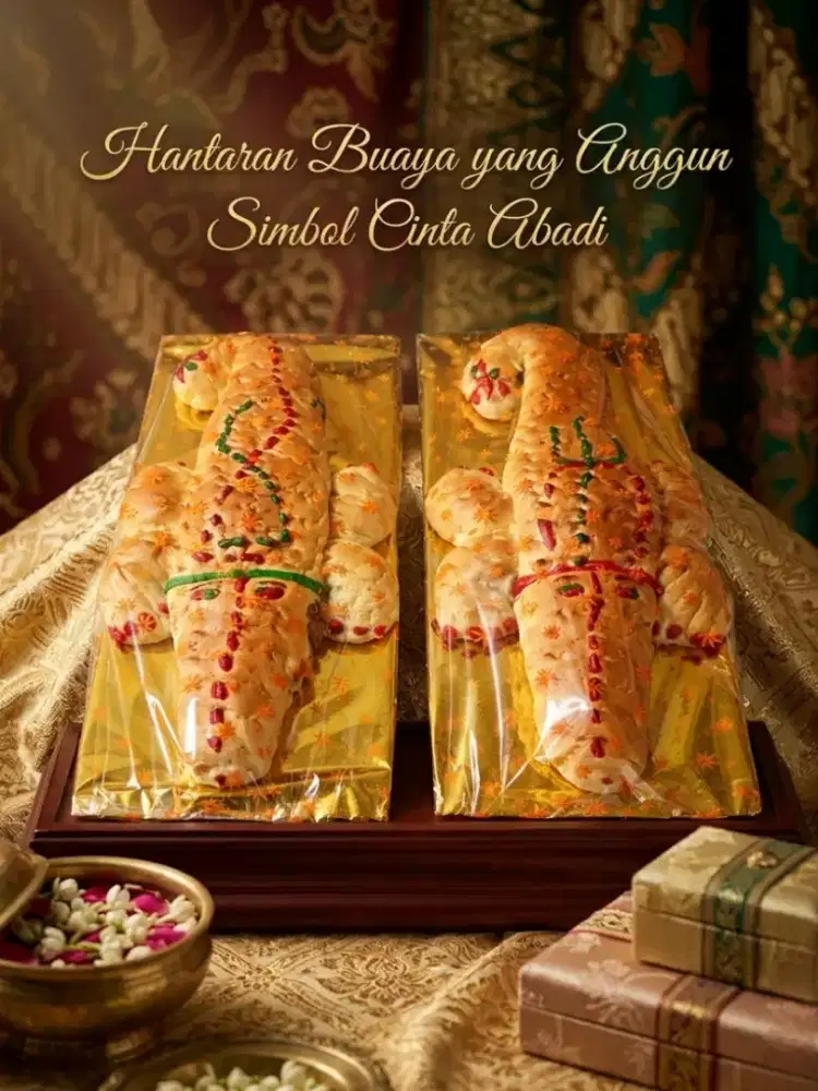 Roti buaya untuk besanan isi rasa kombinasi