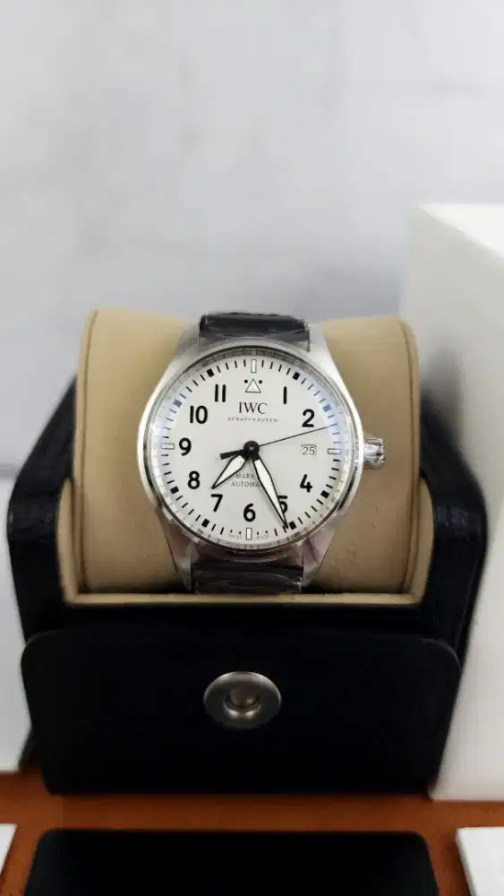 IWC Pilot Mark XX White Dial Calfskin Strap BNIB 2025