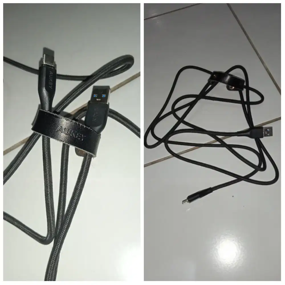Kabel Charger & Kabel Data Aukey Type C Panjang 2 Meter