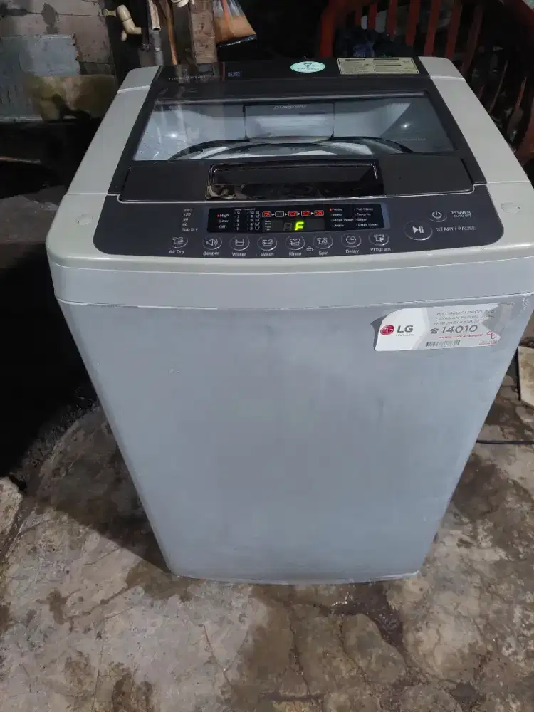 Masin cuci Otomatis LG kapasitas 7,5kg Normal fungsi full otomatis