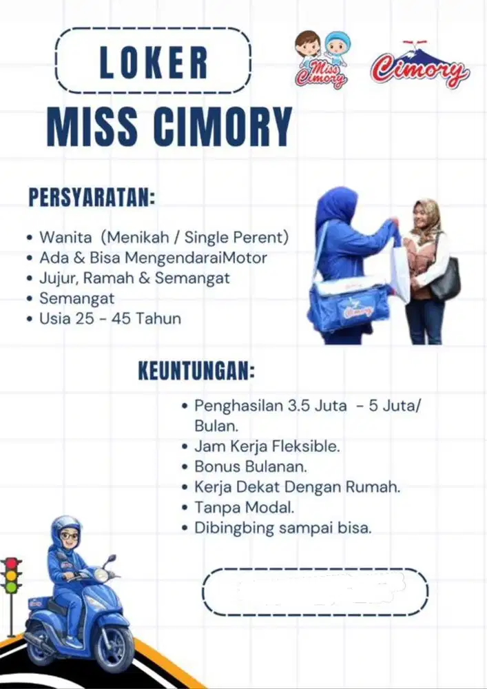 LOWONGAN KERJA MISS CIMORY